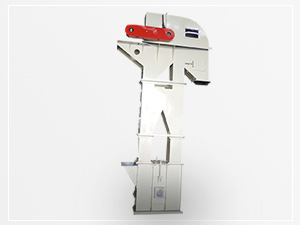 牽引構件為鋼絲繩膠帶，強度大，可以垂直輸送散狀物料